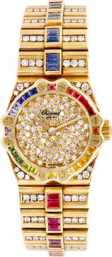 Chopard St. Moritz "Rainbow" in 18k yellow gold