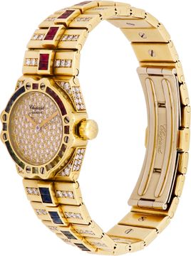Chopard St. Moritz "Rainbow" in 18k yellow gold