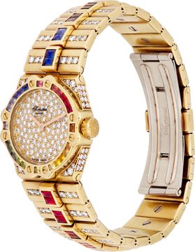 Chopard St. Moritz "Rainbow" in 18k yellow gold