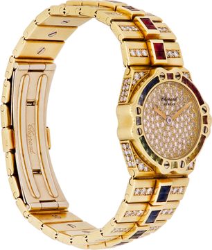 Chopard St. Moritz "Rainbow" in 18k yellow gold