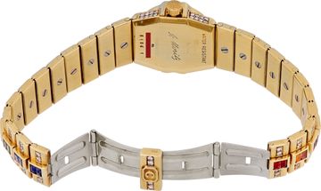 Chopard St. Moritz "Rainbow" in 18k yellow gold