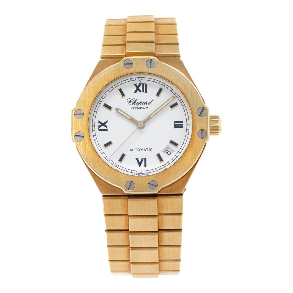 Pre-owned Chopard St. Moritz SM 51215 18k 38mm auto watch