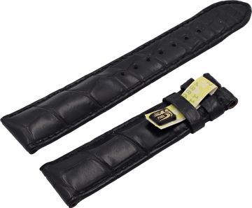 Chronoswiss black alligator strap (20mm x 18mm) Watch Strap Collection