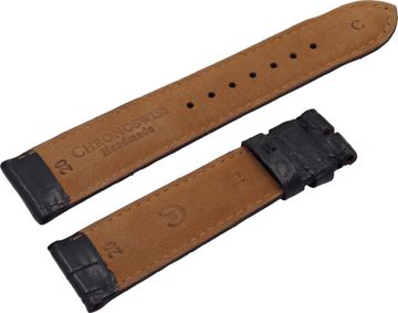 Chronoswiss black alligator strap (20mm x 18mm)