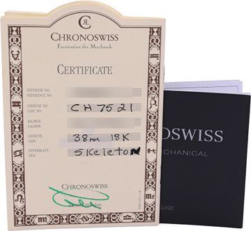 Chronoswiss Opus CH7521 18k 38mm auto watch