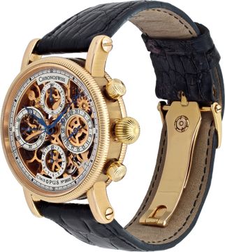 Chronoswiss Opus CH7521R 18k rose gold 38mm auto watch