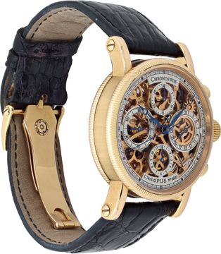 Chronoswiss Opus CH7521R 18k rose gold 38mm auto watch