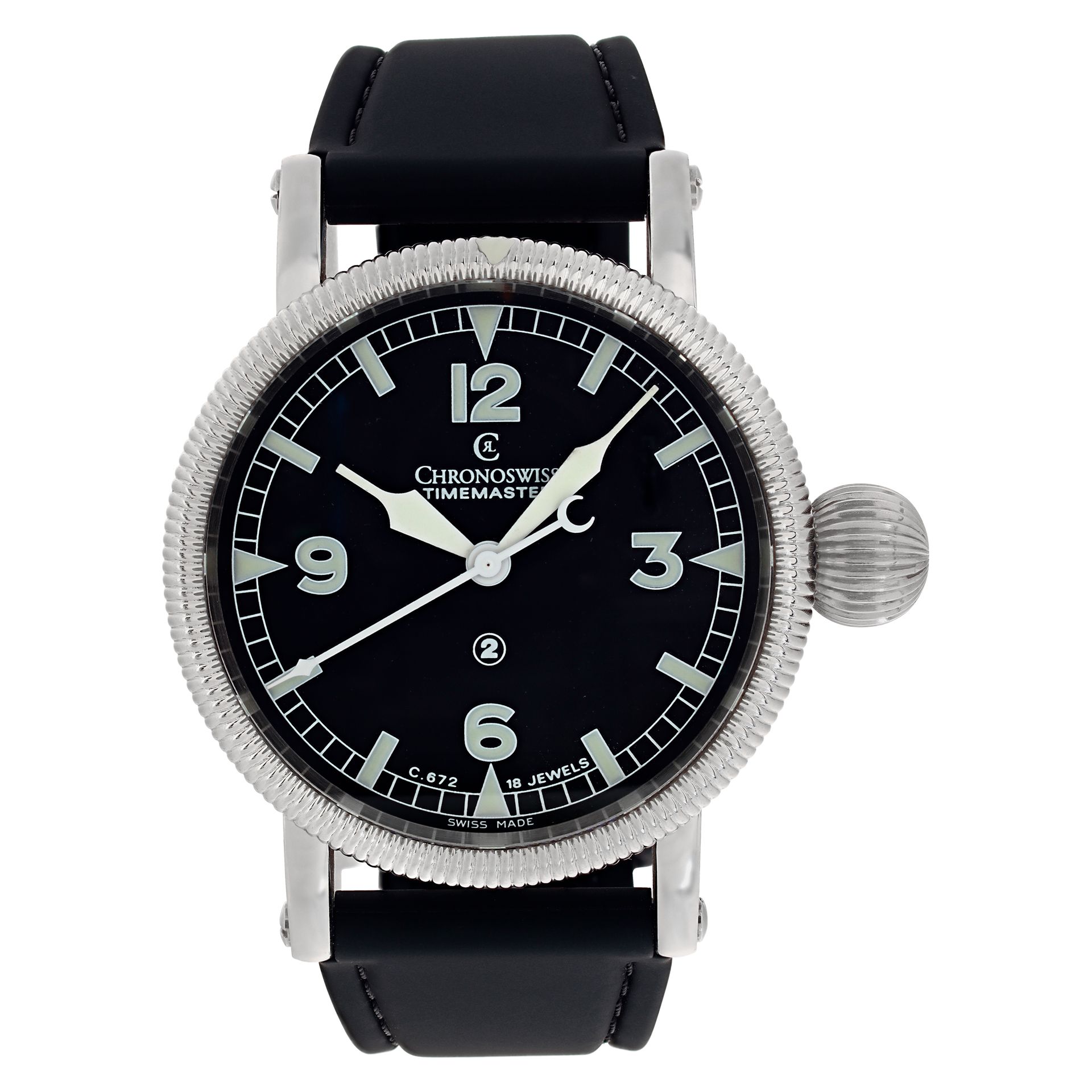 Used Chronoswiss Timemaster CH 6233 stainless steel 44mm |