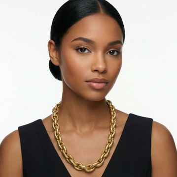 Chunky Cable necklace in 14k yellow gold Necklace Collection