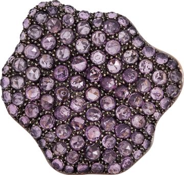 Clover/Cloud shaped ring in 18k rose gold