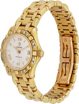Concord Saratoga 975941 18k Yellow Gold 22mm Quartz watch