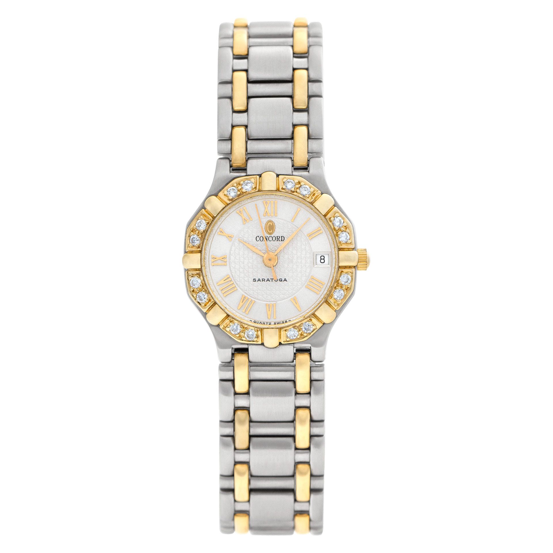 Ladies Concord Saratoga Watch Concord Saratoga Watch MOP Dial Diamonds 24mm Quartz (FINAL  main image 4