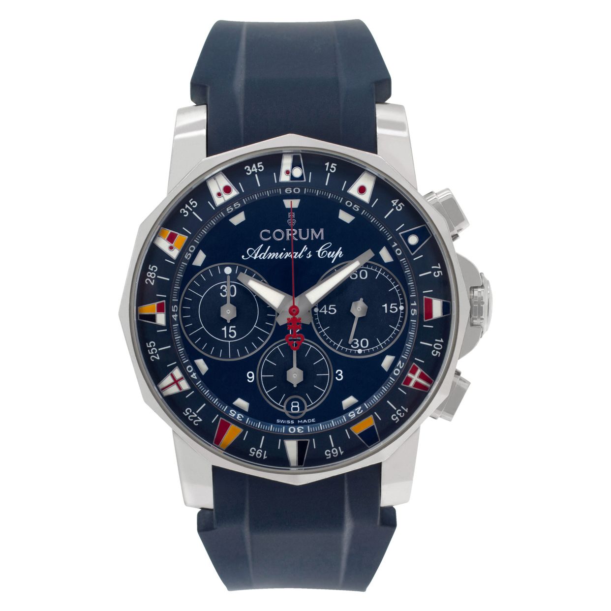 CORUM Admiral's Cup 腕時計 Pre-owned Corum Admirals Cup 985.643.20 Stainless W522146