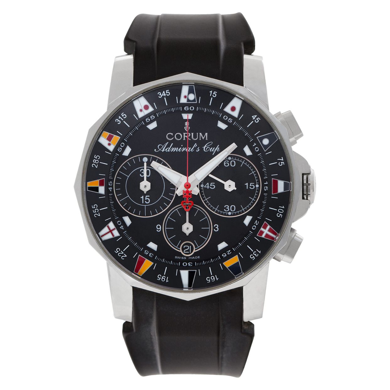 【美品】Admiral Used Corum Admirals Cup 985.641.20 stainless steel 44mm |