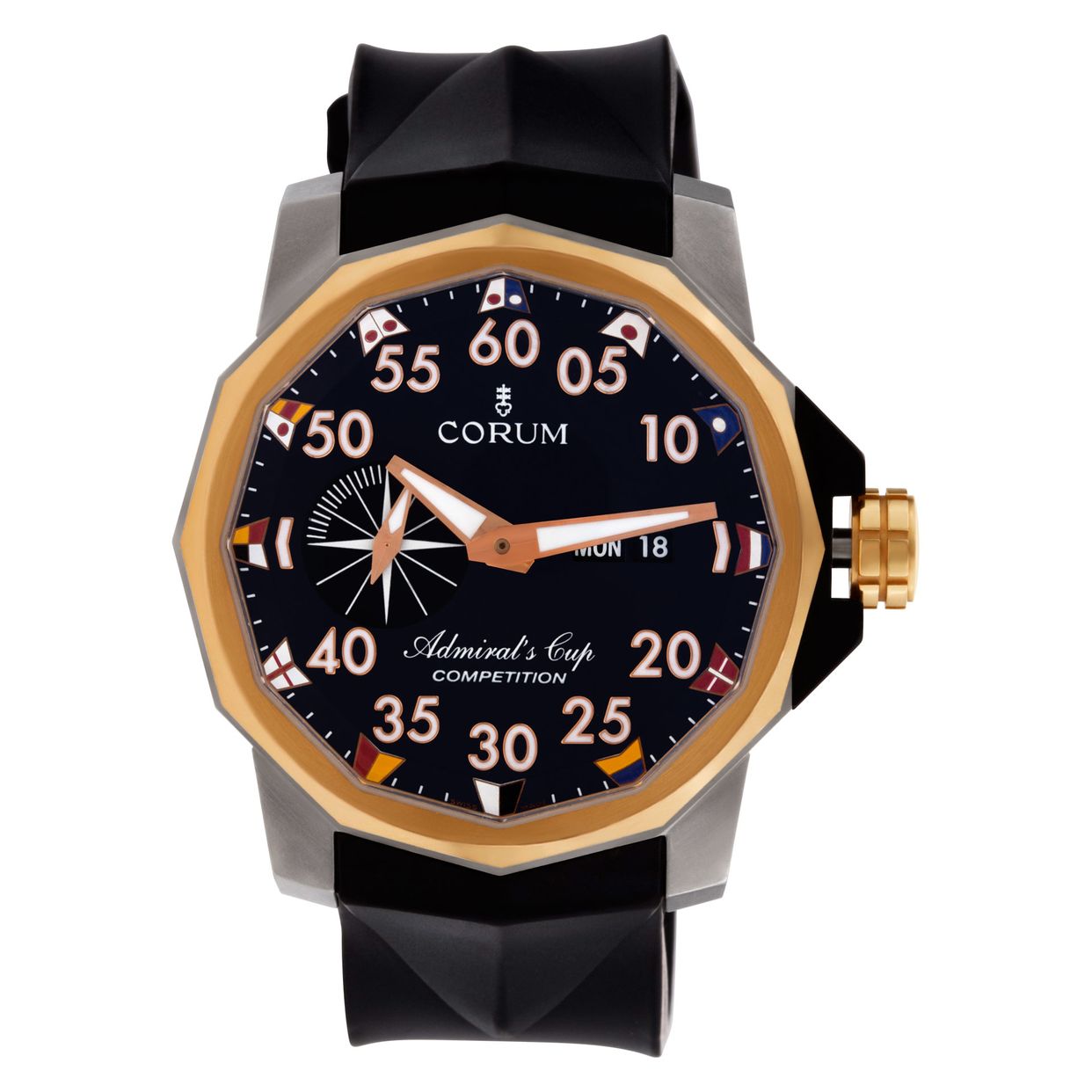 Preowned Corum Admirals Cup 947 931 05 0371 titanium 48mm