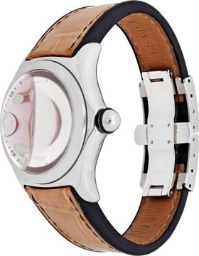 Corum Bubble 39.250.20 Stainless Steel Pink dial 35mm Quartz watch