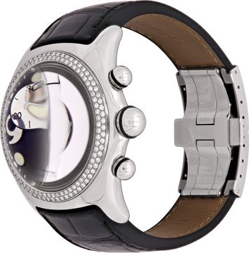 Corum Bubble 396.150.20 Stainless Steel Black dial 45mm Quartz watch