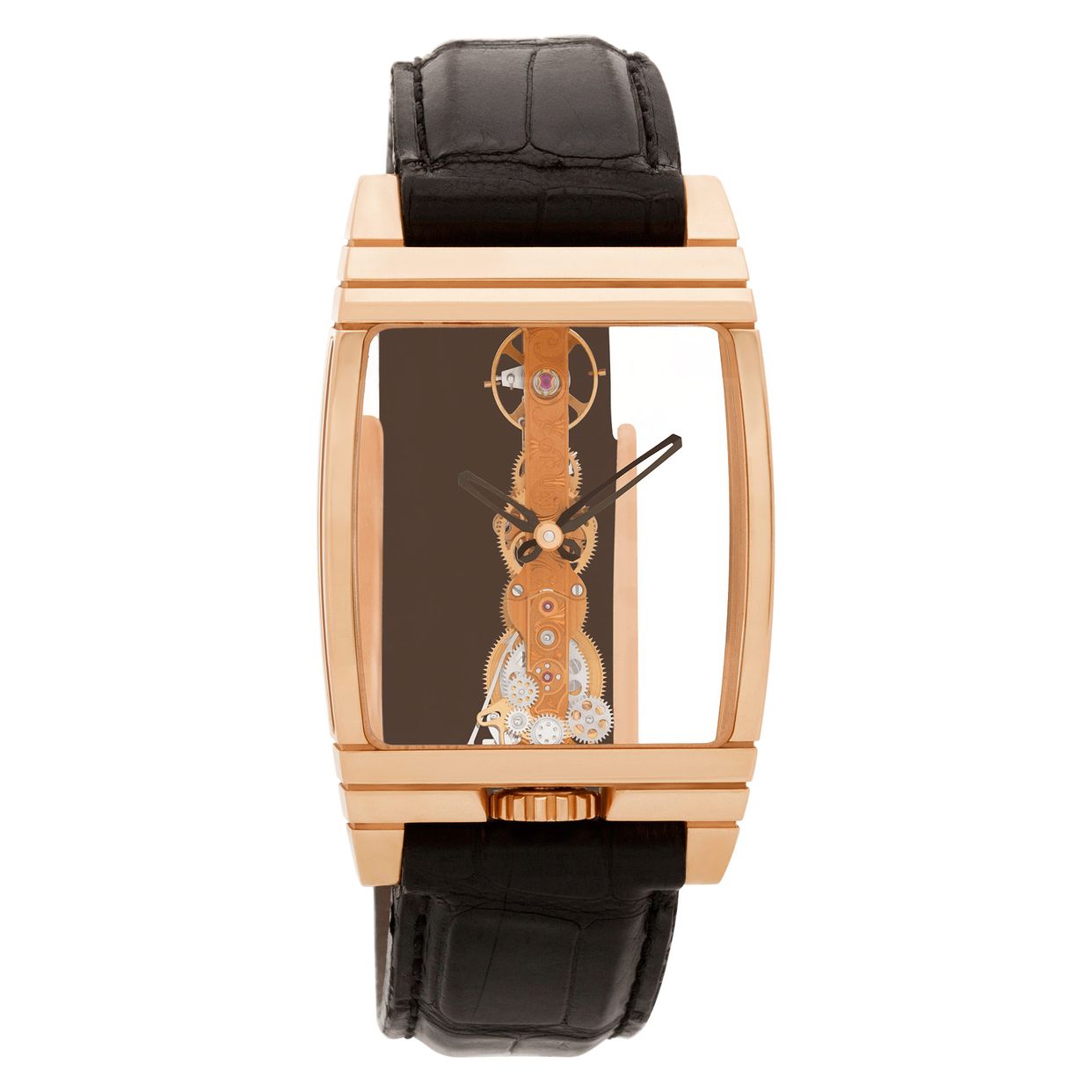 Pre-owned Corum Golden Bridge 113.550.55 18k rose gold | Gray & Sons