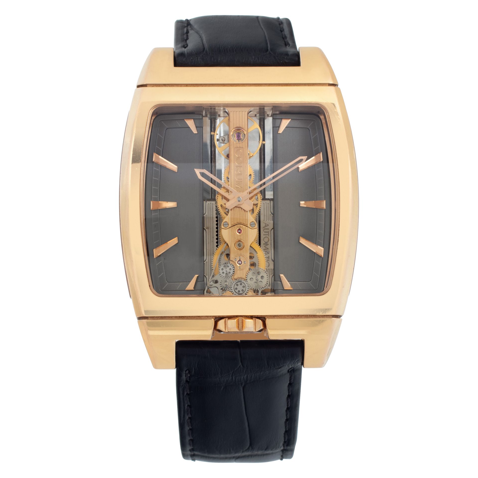 Used Corum Golden Bridge 05.0058 18k 42mm auto watch | | Gray & Sons