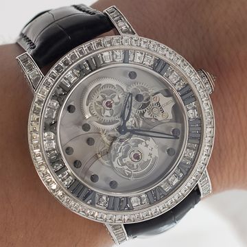 Corum Heritage 06/0002 18k White Gold Skeleton dial 46mm Manual watch
