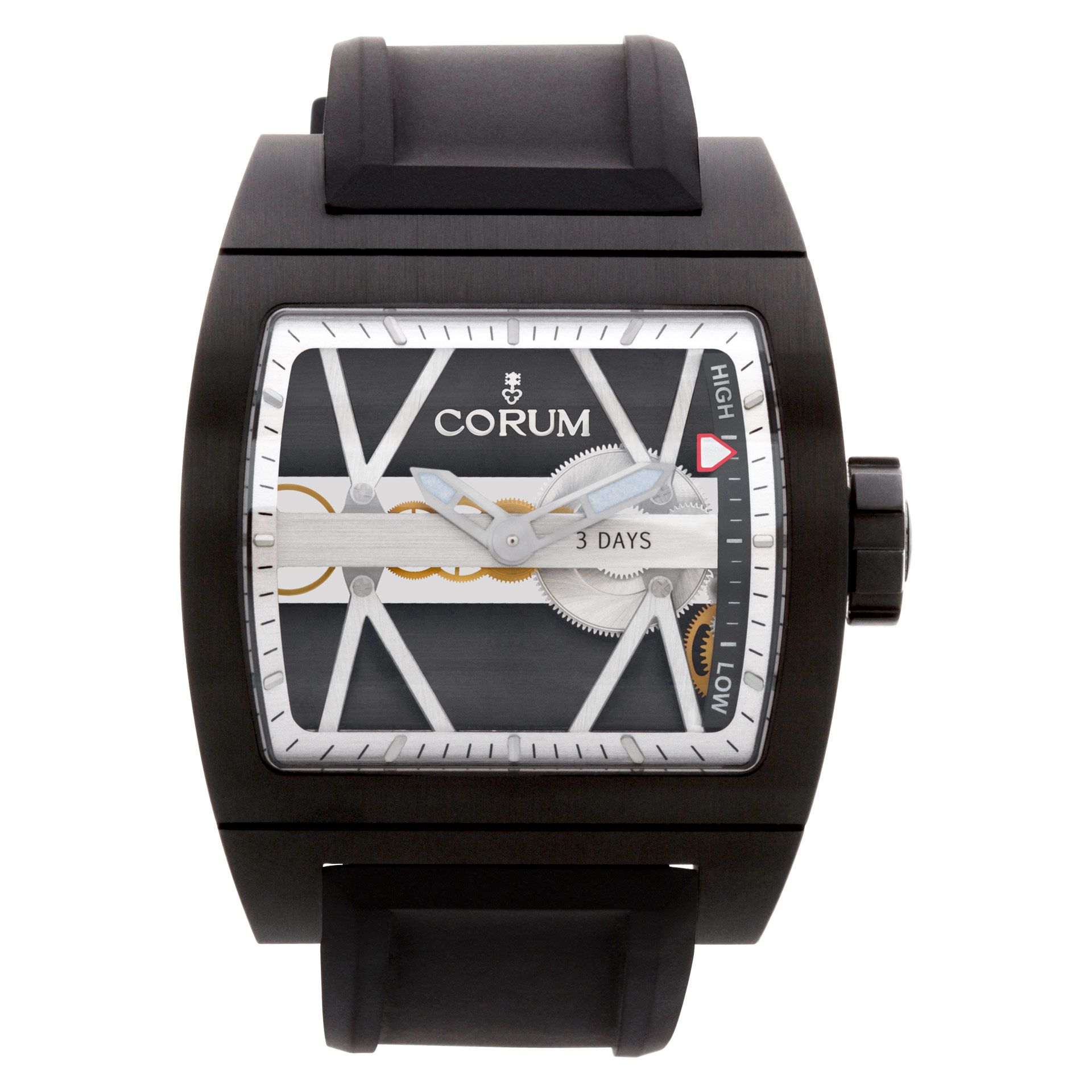 Boîte De Montre Corum Ti-Bridge En Acier - Réf. 05.0056, Neuf De Stock, Pour Homme