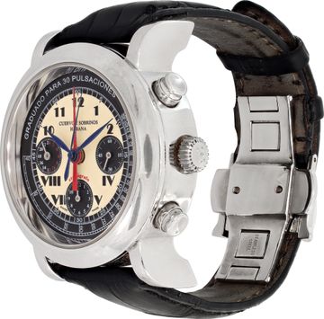 Cuervo Y Sobrinos A3012 Stainless Steel 43mm auto watch