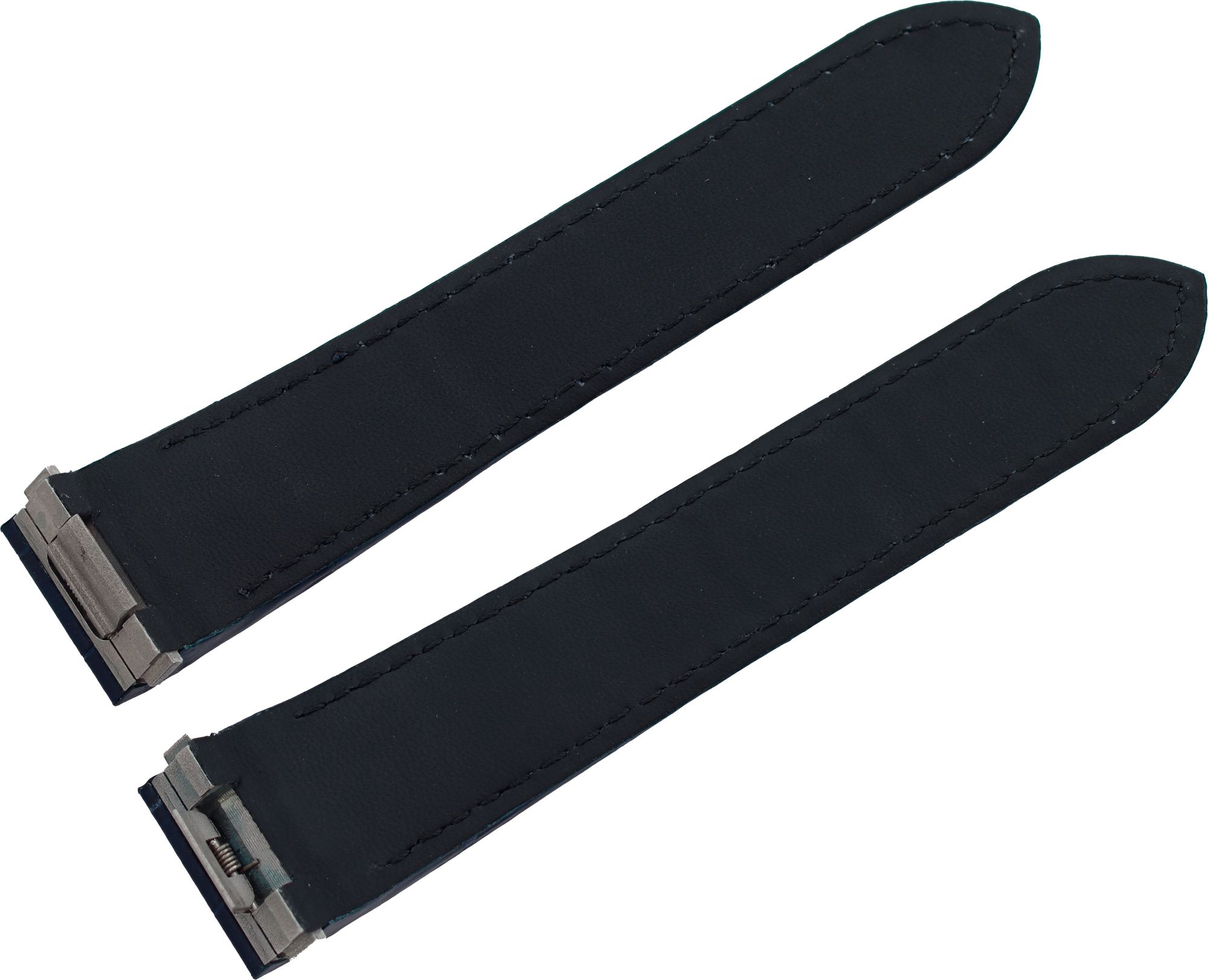 カルティエ純正ベルトRoadster20mm BlackCanvas Strap custom_cartier_roadster_leathe