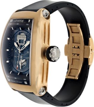CVSTOS Challenge Twin Time in 18k rose gold
