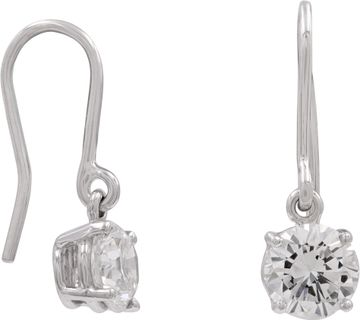 Dangling Diamond Earring in 18k white gold