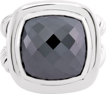 David Yurman Albion Hematite ring in sterling silver