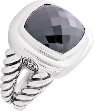 David Yurman Albion Hematite ring in sterling silver