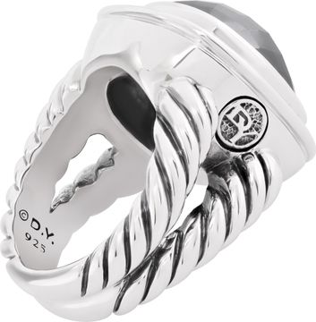 David Yurman Albion Hematite ring in sterling silver