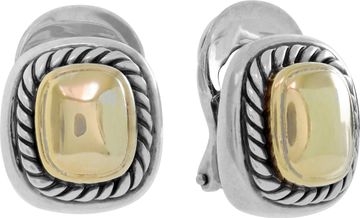 David Yurman Alboin earrings in sterling silver &14k yellow gold Earring Collection