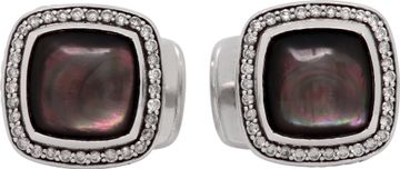 David Yurman Alboin Mother of Pearl and diamond cufflinks Cufflinks Collection