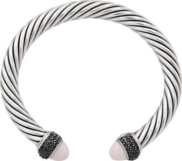 David Yurman bangle with black diamonds