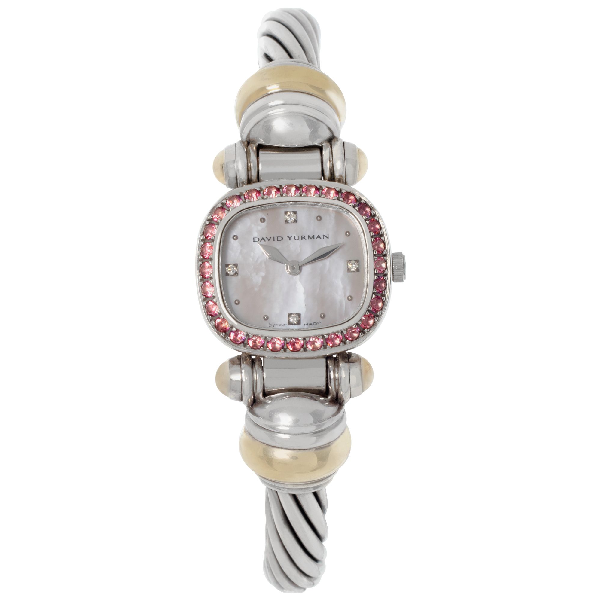 Used David Yurman sterling silver 20mm Quartz watch | Gray 