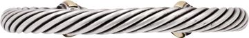 David Yurman Cable bracelet in sterling silver and 14k yellow gold 7mm
