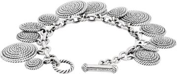 David Yurman Cable Coil charm bracelet in sterling silver