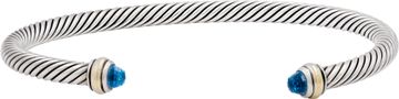 David Yurman Cable Flex bracelet in sterling silver and 14k David Yurman Cable Flex bracelet in sterling silver and 14k Bracelet Collection