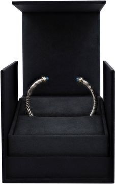 David Yurman Cable Flex bracelet in sterling silver and 14k