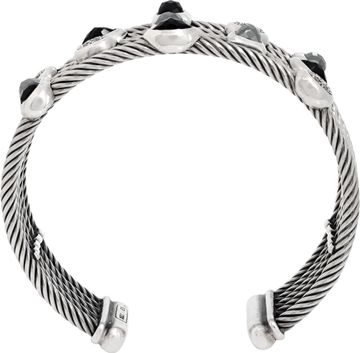 David Yurman Confetti Five Row Cuff In Sterling Silver