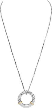 David Yurman Donut circle necklace in sterling silver and gold David Yurman Donut circle necklace in sterling silver and gold