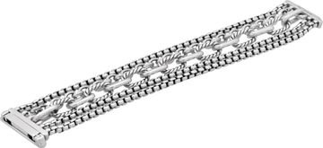 David Yurman Multi Row Chain Bracelet in sterling silver