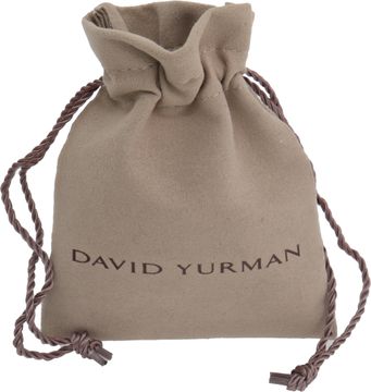 David Yurman Natural Diamond Lariat sterling silver necklace
