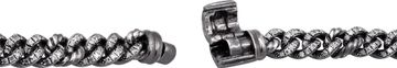 David Yurman Pave Diamond Link Bracelet In Black Rhodium Plated Sterling Silver
