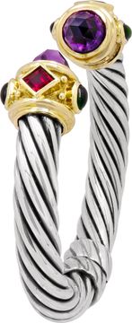 David Yurman Renissance bracelet in sterling silver and 14k yellow gold