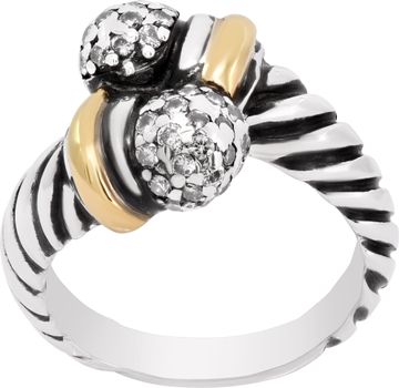 David Yurman ring with diamond accents David Yurman ring with diamond accents Ring Collection