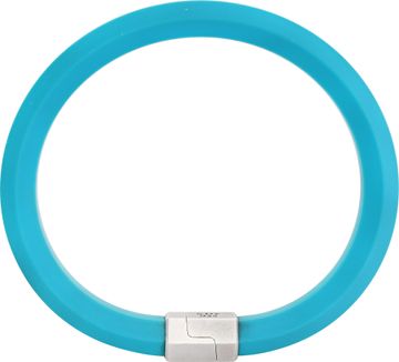 David Yurman Rubber Hex Bangle Bracelet light blue