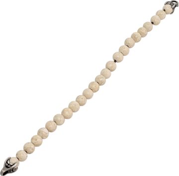 David Yurman spiritual Bead bracelet sterling silver clasp