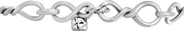 David Yurman Sterling Silver Twisted Link Continuance Necklace